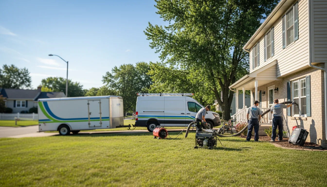 Flooded Basement Restoration And Cleanup With Repair in East Tawas, MI near me